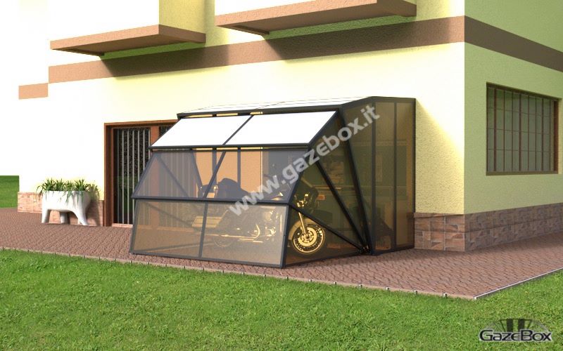 Die praktische Wand-Box ist vielseitig nutzbar, als Stauraum, Garage oder Freisitz.