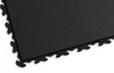 INVISIBLE PVC Fliese in der Farbe Schwarz