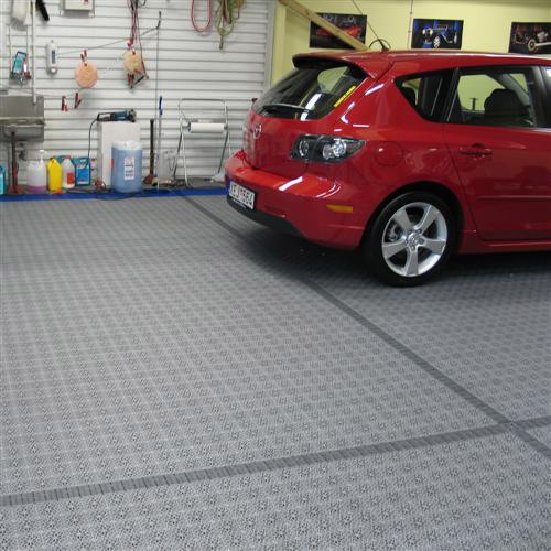 Bergo PREMIUM Garagenboden mit Expansionsleisten