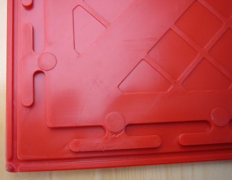 Verdeckte Puzzle-Ansicht der wasserdichten PVC-Bodenfliesen