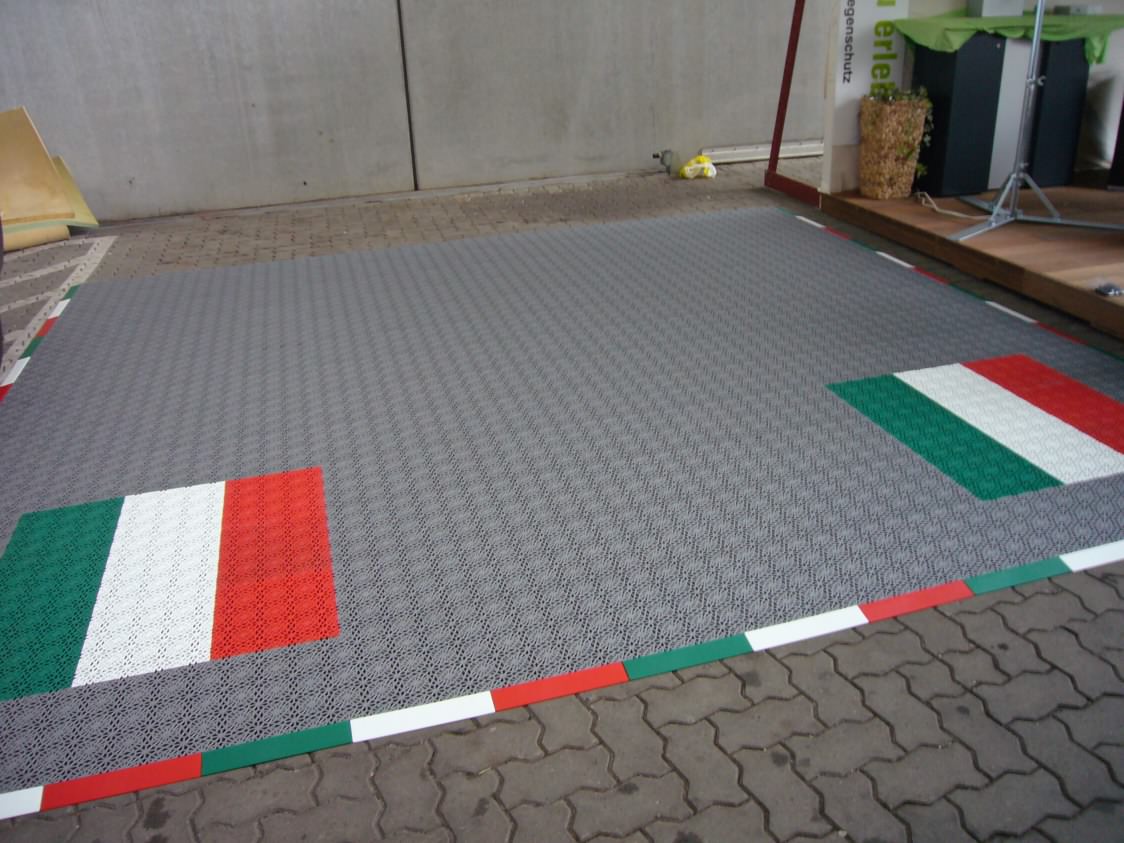 Garagenbodenbelag - Bergo ROYAL mit italienischen Farben